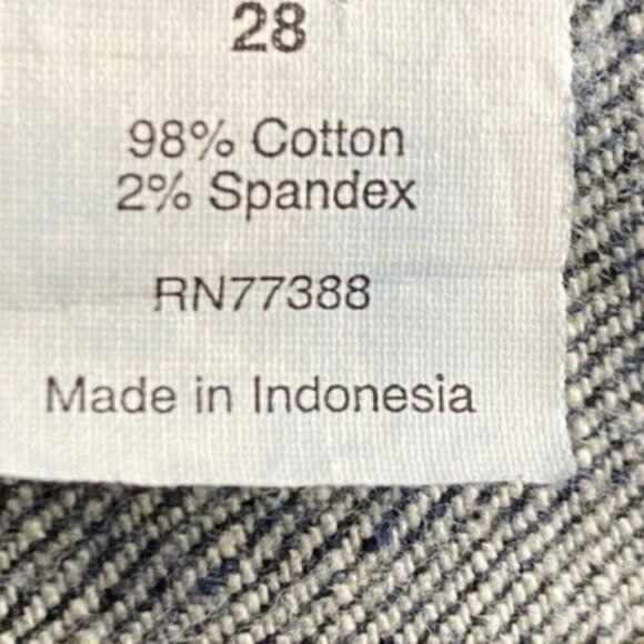 J. Crew Matchstick stretch cropped capri jeans size 28 Style 25679 21" insean - Picture 12 of 13